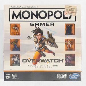 Monopoly Gamer Overwatch Board Game NEW & SEALED Collector's Edition